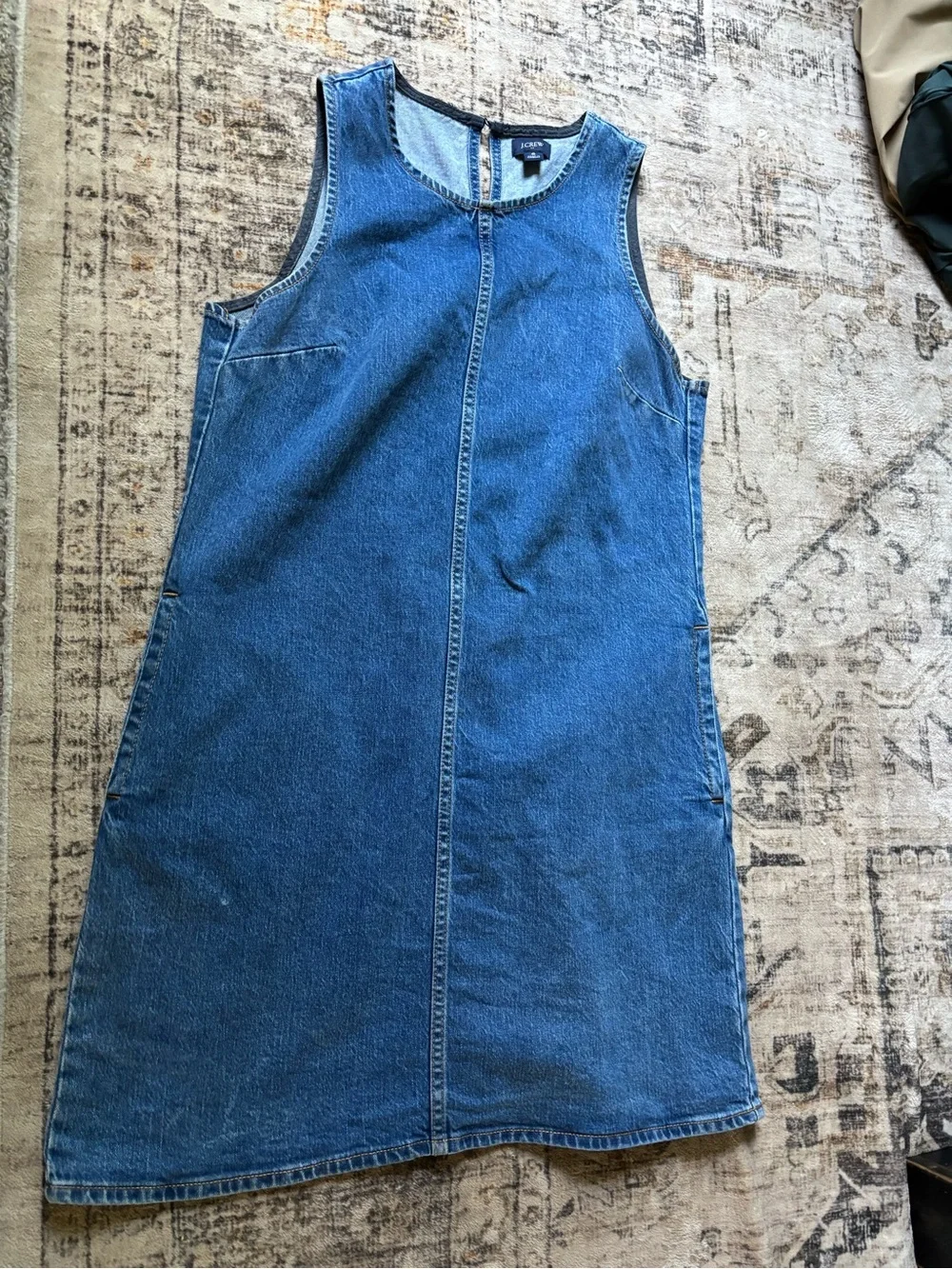 J. Crew Blue Denim Mini Dress